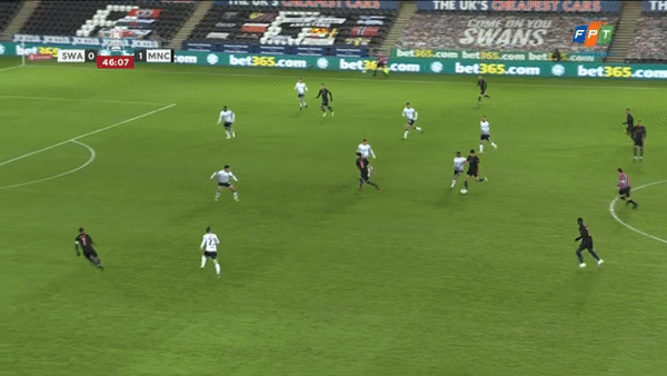 Video bàn thắng Swansea 1-3 Man City: Không thể ngăn cản