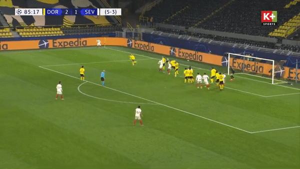 Video bàn thắng Dortmund 2-2 Sevilla: Phút cuối nghẹt thở