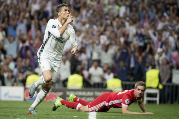 ronaldo, hat-trick của ronaldo, ronaldo ghi 100 bàn, bayern munich, cup c1, tu ket cup c1, real madrid, champions league, cr7