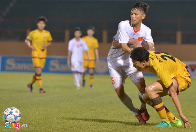 U19 Việt Nam, U19 Gwangju,U19 Việt Nam 0-1 U19 Gwangju,HLV Vũ Hồng Việt,hlv u19 việt nam,gwangju,U19 Quốc tế 2017 
