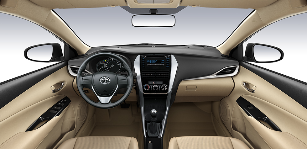 Bảng điều khiển trung tâm xe Toyota Vios 2020