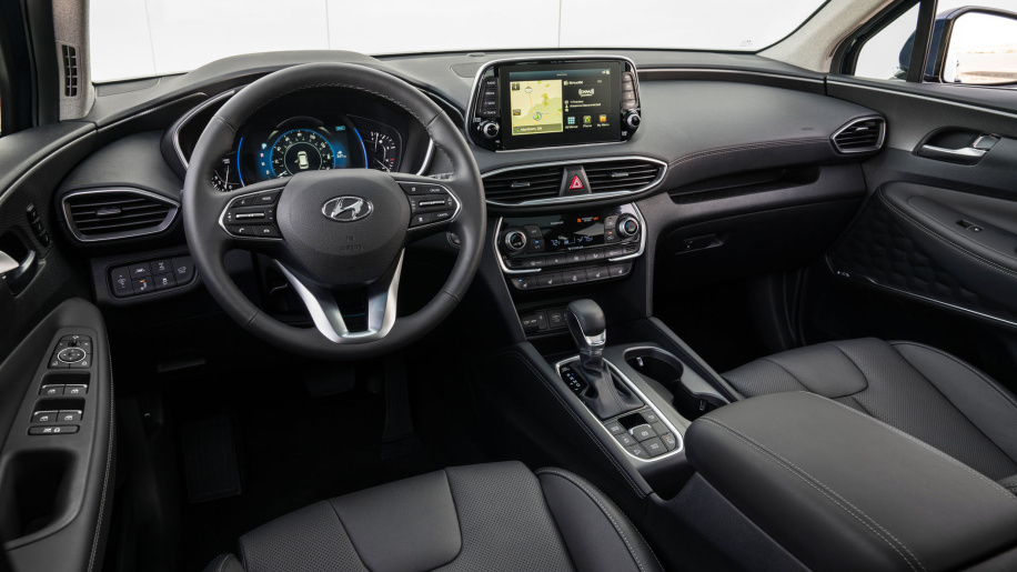 Khoang lái Hyundai SantaFe 2020