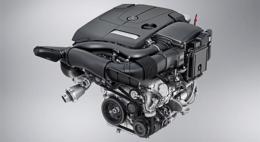 Động cơ xe Mercedes E250 2020