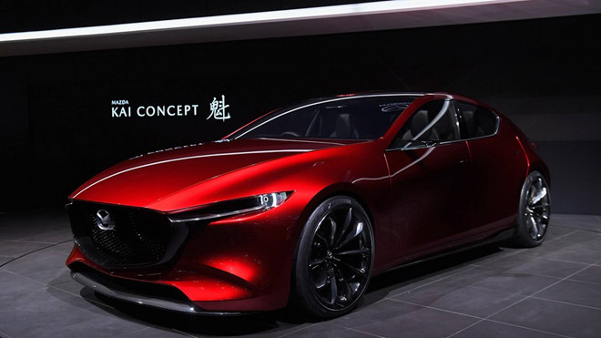 Mazda3 hatchback có đường nét thiết kế trên mẫu Mazda Kai Concept