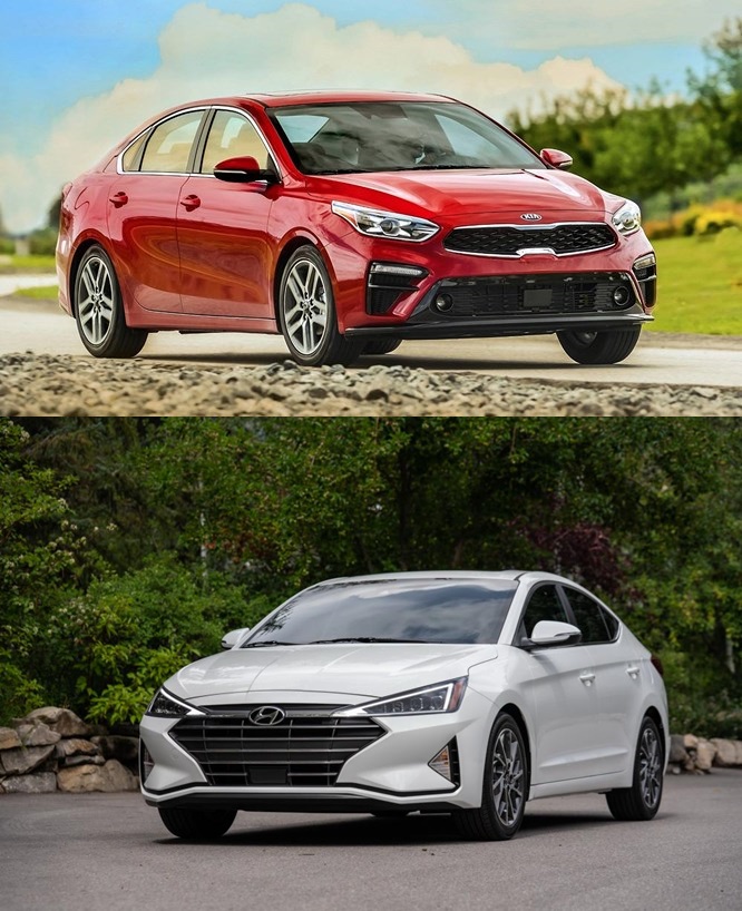 So sánh KIA Cerato 2019 với Hyundai Elantra 2019, So sánh xe, So sánh KIA Cerato 2019,