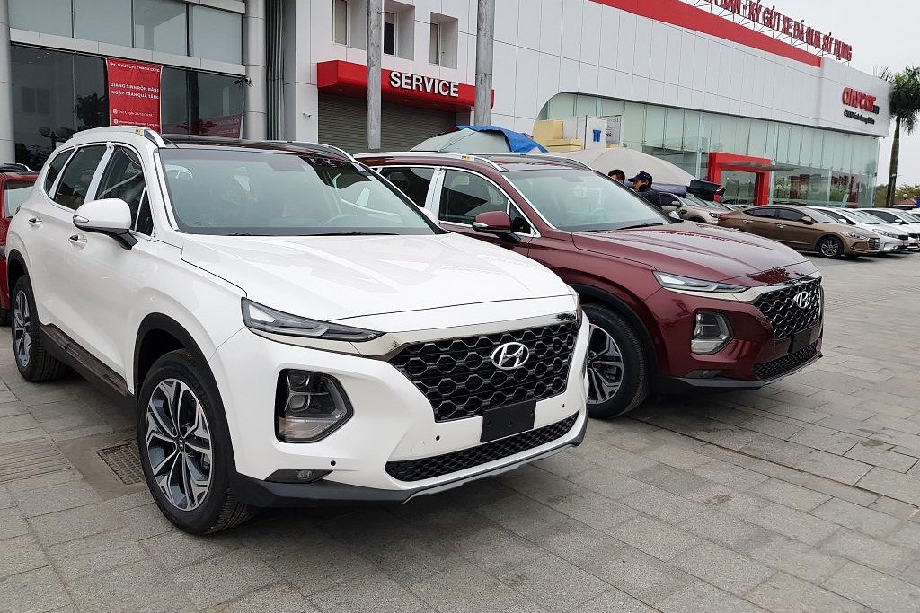 Hyundai Santa Fe 2019, Hyundai Santa Fe 2019 ra mắt, Hyundai Santa Fe 2019 chính thức ra mắt,