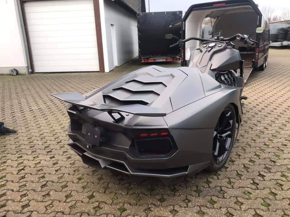 LS3 Custom Trike độ, LS3 Custom Trike lai Lamborghini Aventador,