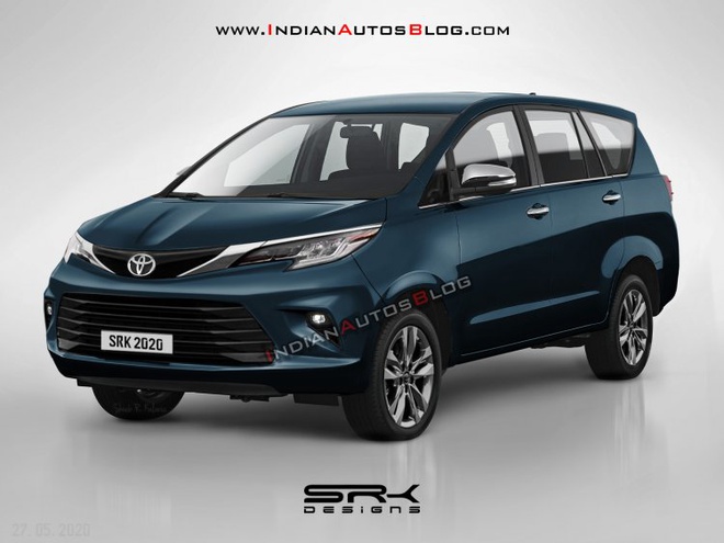 Hình ảnh thiết kế xe Toyota Innova 2021 theo Indian Autos Blog