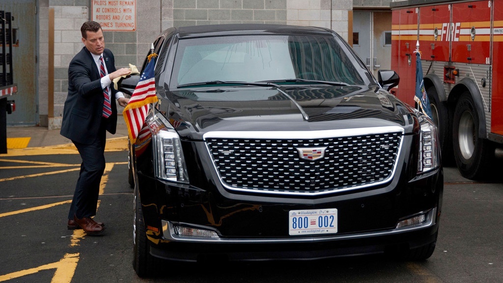 cadillac one, the beast, xe của donald trump
