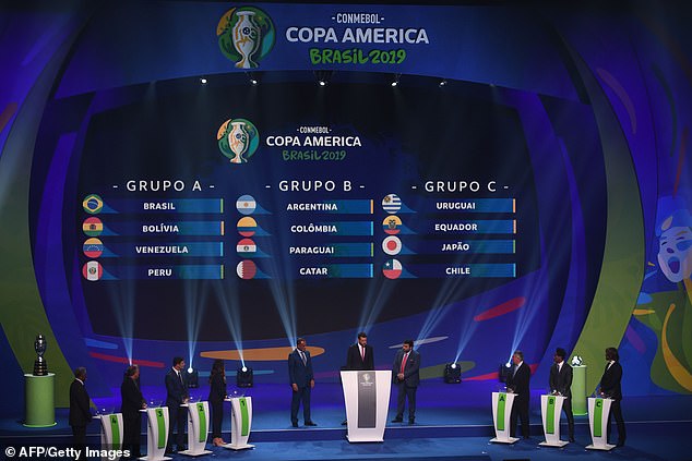 Nhật Bản, Copa America, Bốc thăm Copa America, Brazil, Chile, bốc thăm, Qatar