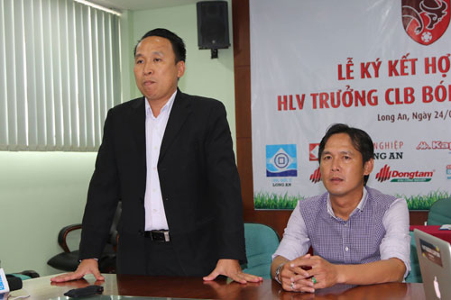 Nguyễn Minh Phương trở thành tân huấn luyện viên CLB Long An
