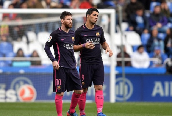 Messi và đồng đội bất ngờ nhận thất bại trước Deportivo.