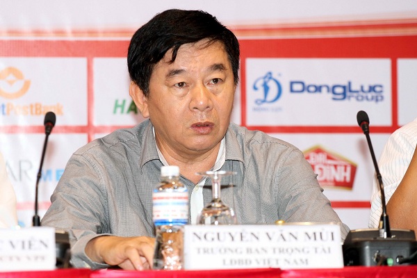 Ông Nguyễn Văn Mùi khẳng định, trọng tài có quyền thay đổi khi bóng chưa vào cuộc 