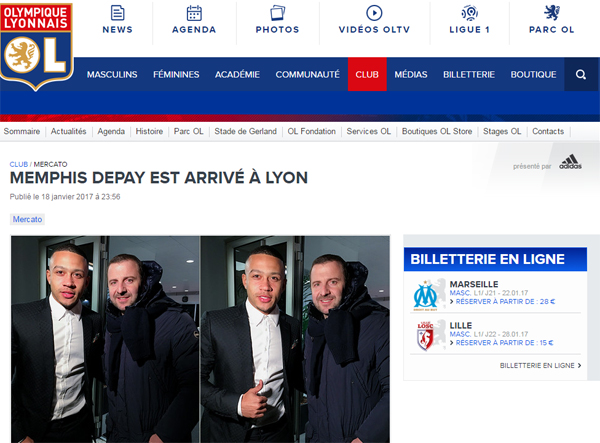 CLB Lyon xác nhận Depay chuẩn bị ký hợp đồng với đội bóng