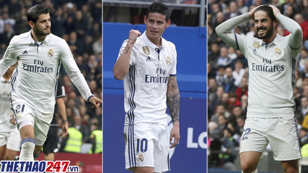 3 cái tên có thể rời Real Madrid vào Hè 2017