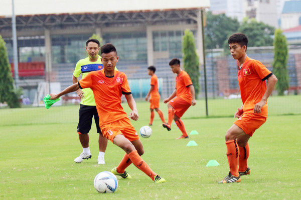 ĐT U15 Việt Nam tích cực chuẩn bị cho giải U15 Đông Nam Á 2017
