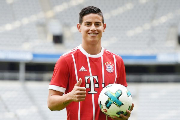 James Rodriguez đang gây sức hút cực lớn tại Bayern Munich