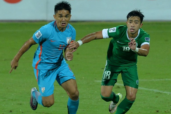 Ấn Độ có vé vào VCK Asian Cup 2019 sau trận thắng Macau