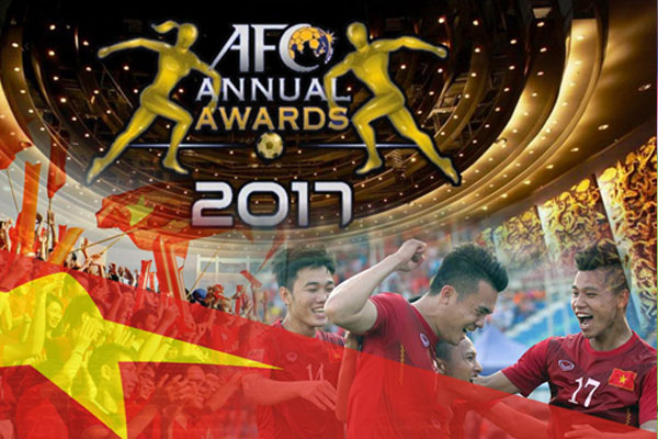 VFF nhận 2 đề cử giải thưởng năm 2017 của bóng đá châu Á