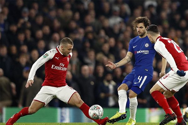 Chelsea và Arsenal cầm hòa nhau với tỉ số 0-0