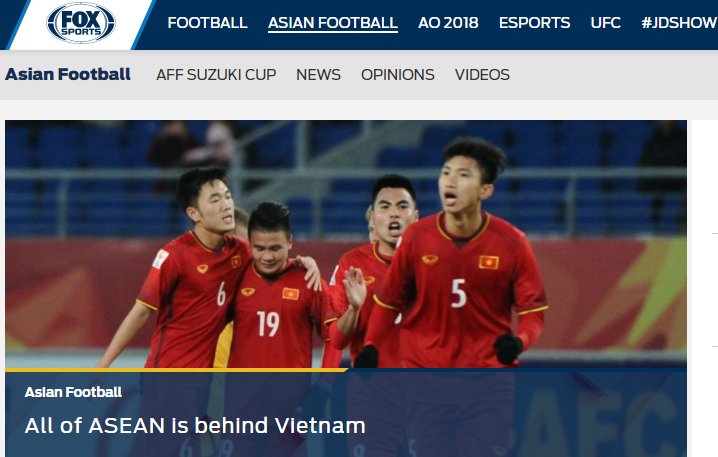 Biên tập viên của FOX Sports cổ vũ U23 Việt Nam