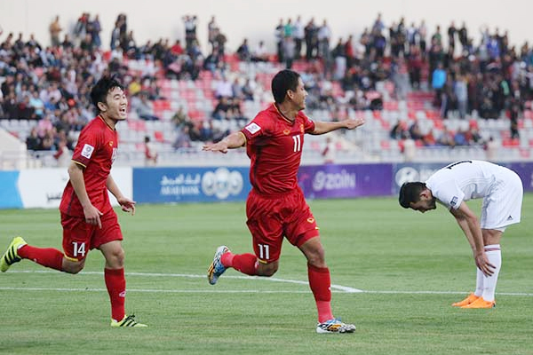ĐT Việt Nam có sự thăng tiến trên BXH FIFA sau trận hòa Jordan