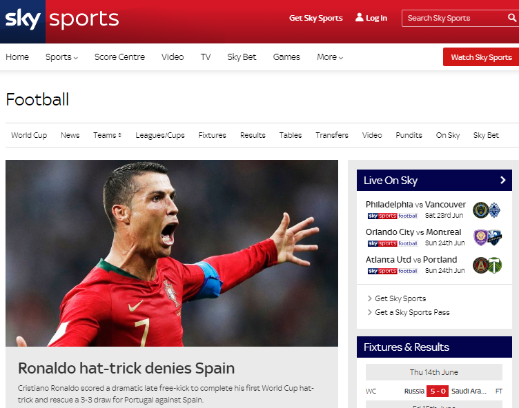Bồ Đào Nha 3-3 Tây Ban Nha, Ronaldo lập hattrick, World Cup, tin tức World Cup