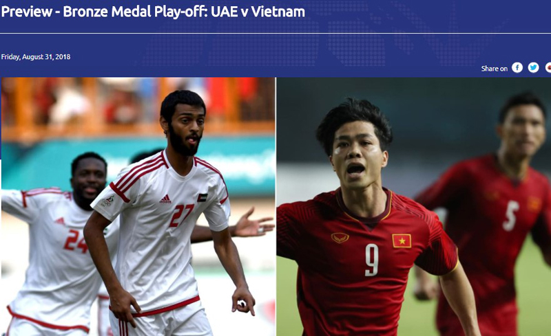 U23 Việt Nam vs U23 UAE