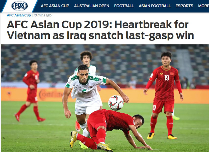 Việt Nam 2-3 Iraq, kết quả Việt Nam 2-3 Iraq, tỉ số Việt Nam 2-3 Iraq, video bàn thắng Việt Nam 2-3 Iraq