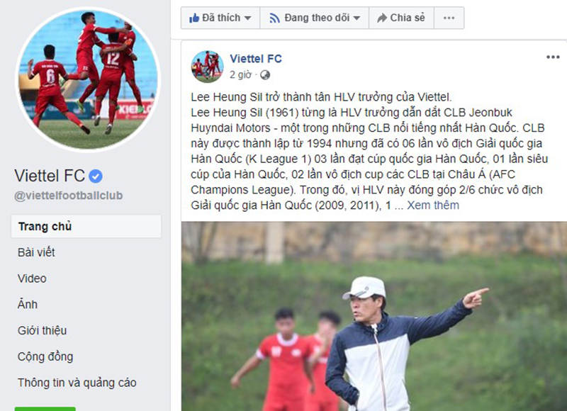 bóng đá Việt Nam, V-League, tin tức V-League, Viettel, Viettel bổ nhiệm HLV Hàn Quốc