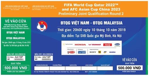 vé vòng loại WC, Vé chợ đen, đội tuyển Việt Nam, Malaysia