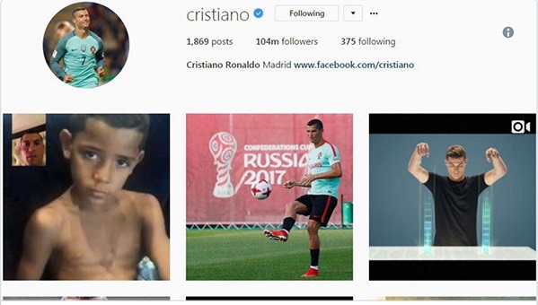 Cristiano Ronaldo, Real Madrid, Manchester United, Chuyển nhượng MU, Ronaldo, Instagram