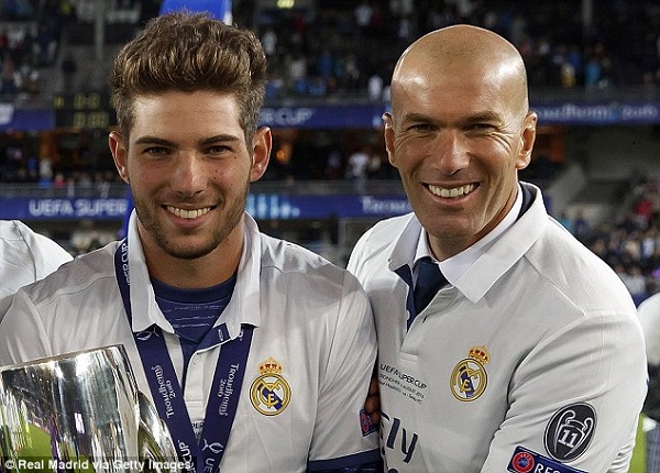 Zinedine Zidane, Enzo Zidane, Real Madrid, Alaves, La Liga, Champions League