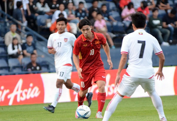 Công Phượng, Quang Hải, U23 Việt Nam 4-0 U23 Myanmar, Park Hang Seo, M-150