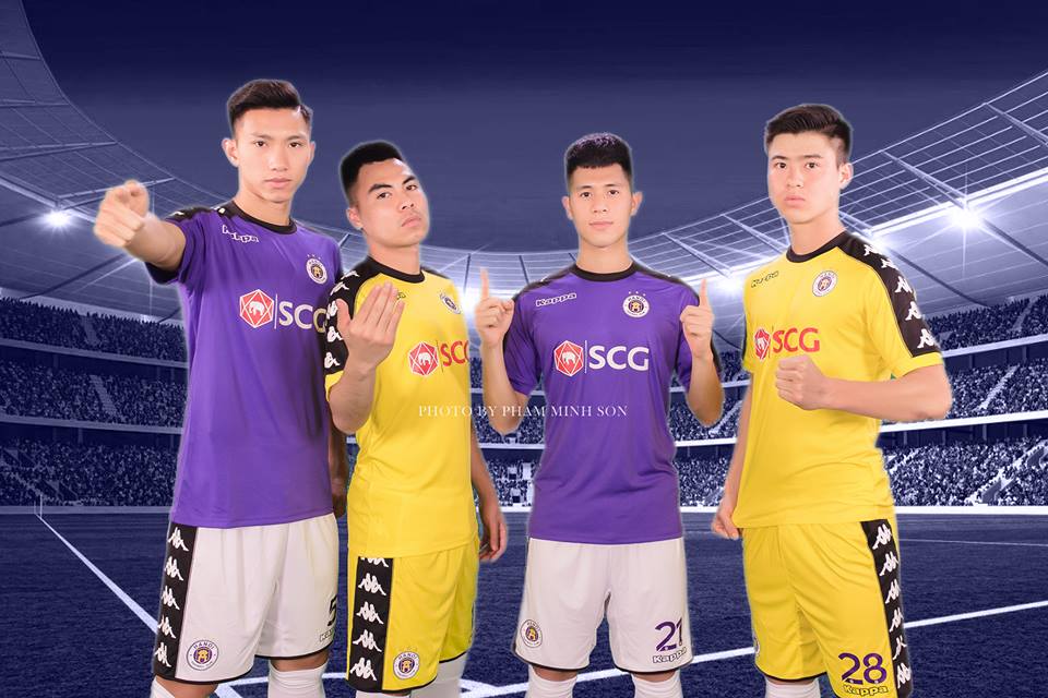 áo đấu V.League, V.League 2018, Hà Nội FC, HAGL