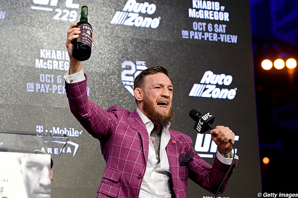 Conor kí hợp đồng với UFC, thương hiệu rượu của Conor, whiskey proper 12, conor tài trợ ufc