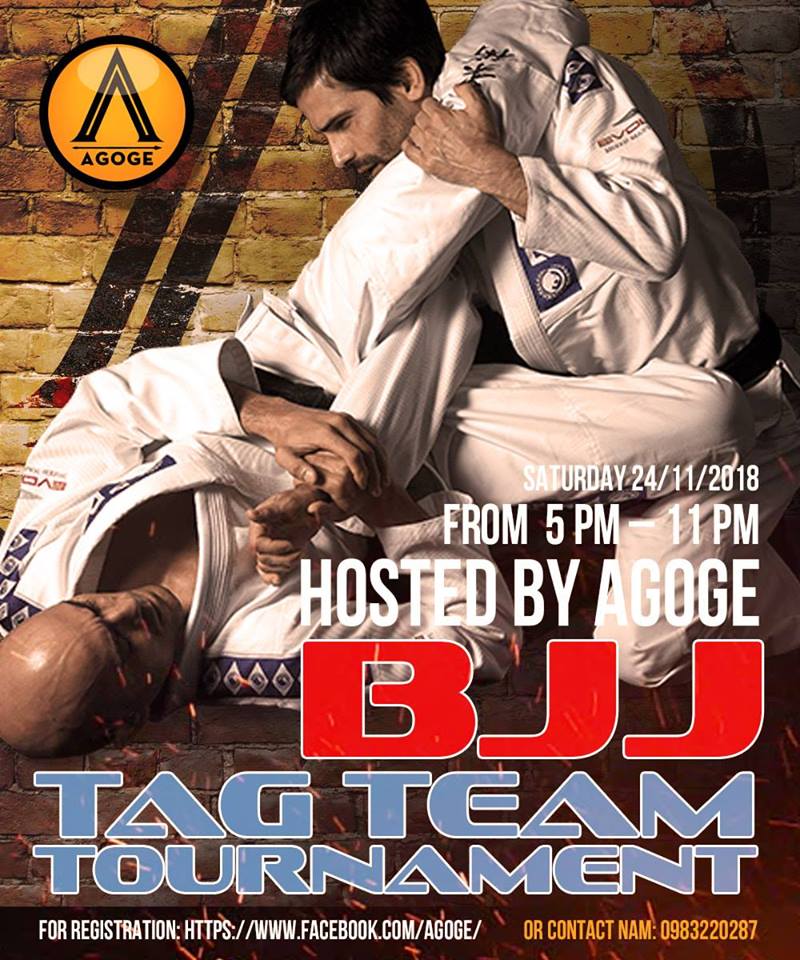 bjj tag team tournament, giải đấu bjj đồng đội đầu tiên tại việt nam,