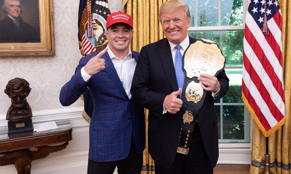 ufc, dana white, tổng thống mỹ donald trump, donald trump ca ngợi trận đấu ufc 231, max holloway, brian ortega