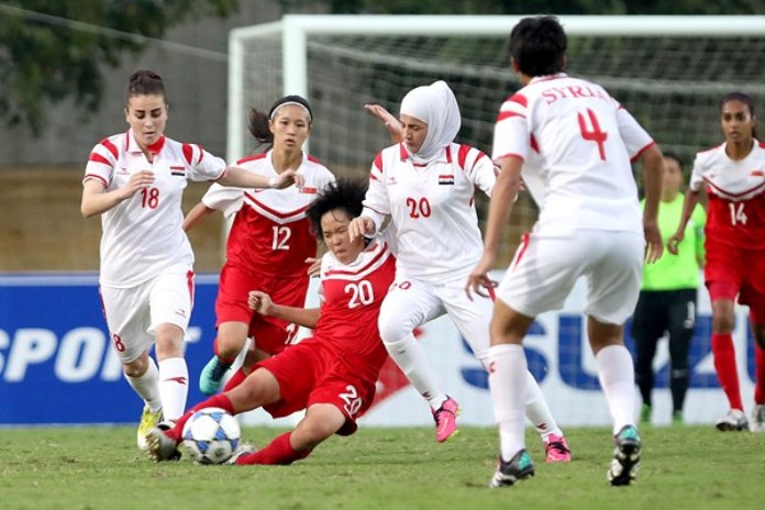 Vòng loại Asian Cup 2018, ket qua asian cup 2018, ĐT nữ Syria, ĐT nữ Myanmar, ĐT nữ Việt Nam