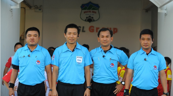HAGL 2-3 Thanh Hóa, trọng tài HAGL, trọng tài Trần xuân Nguyện, trợ lý Phạm Phú hưng