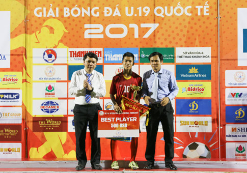 U19 Quốc tế 2017, tien ve Huu thang, u19 Viet Nam vo dich