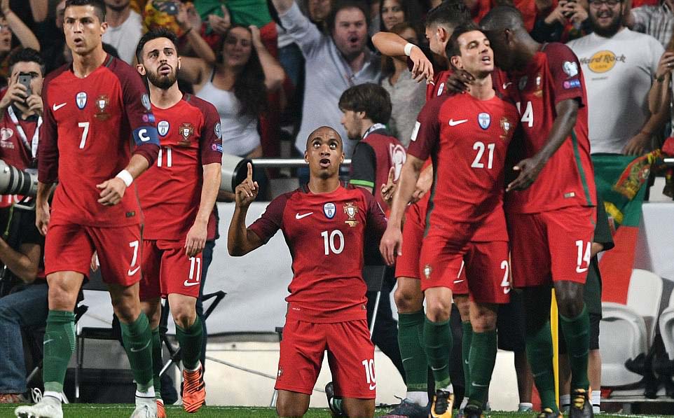 Bồ Đào Nha 2-0 Thụy Sĩ, ket qua Bồ Đào Nha 2-0 Thụy Sĩ, ti so Bồ Đào Nha 2-0 Thụy Sĩ, vong loai world cup 2018