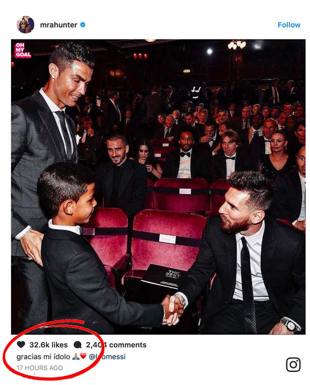 ronaldo junior, con trai ronaldo, ronaldo, messi, qua bong vang