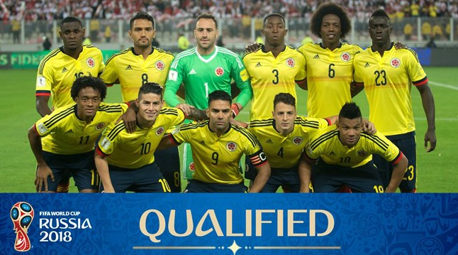 doi tuyen colombia, lich thi dau world cup 2018, lich thi dau colombia world cup 2018, world cup 2018