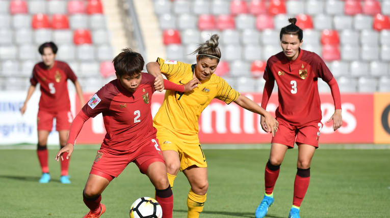 nữ thái lan vs nữ australia, ket qua nữ thái lan vs nữ australia, asian cup 2018