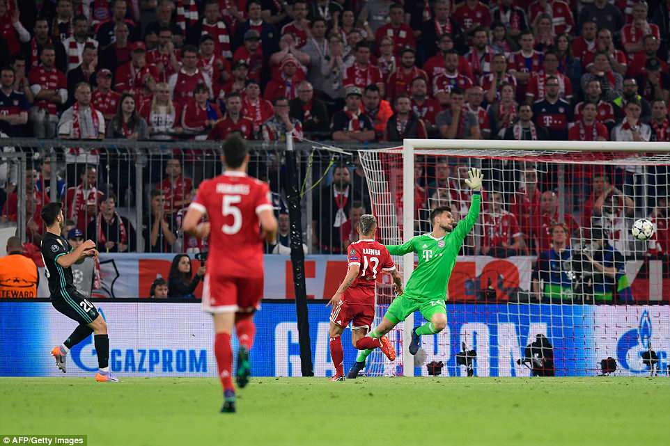 Real 1-2 Bayern, ket qua Real 1-2 Bayern, ban ket cup c1, champions league
