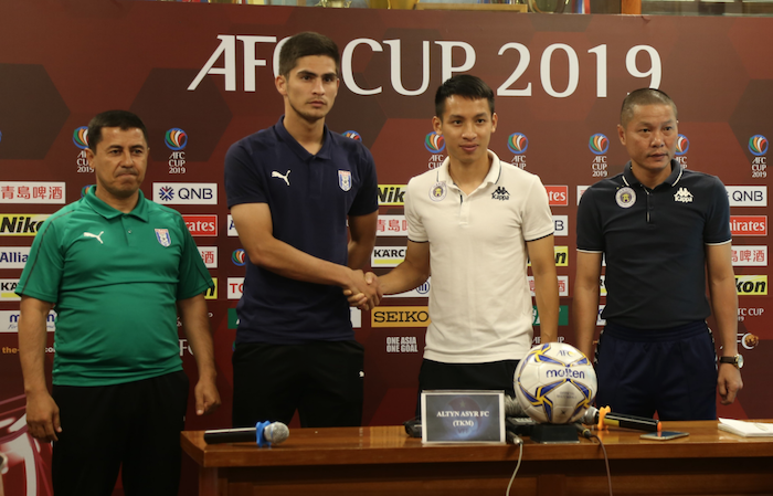 Hà Nội vs Altyn Asyr, HLV Chu Đình Nghiêm, Đỗ Hùng Dũng, Hà Nội FC, bán kết AFC Cup 2019, AFC Cup 2019
