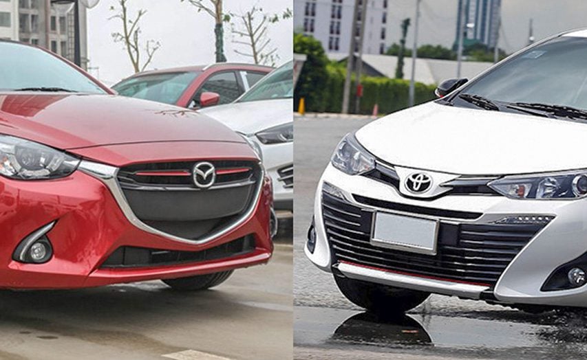 So sánh Toyota Vios hay Mazda 2, sedan hạng B dành cho gia đình