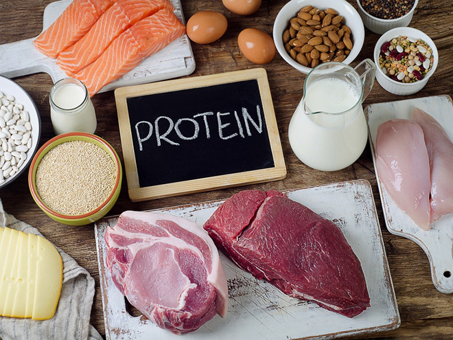 giảm cân bằng thực phẩm có nhiều protein