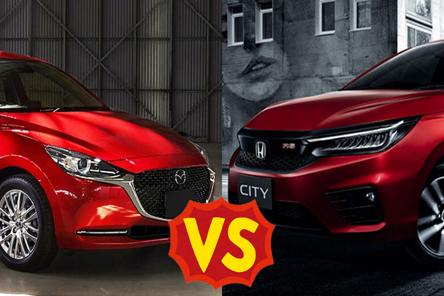 Tầm giá 600 triệu nên mua xe Honda City hay Mazda 2?